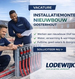 Installatiemonteur W: Nieuwbouwproject Oosterhout