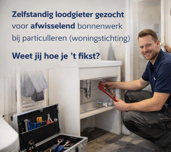 Zelfstandig Loodgieter [Bonnenwerk Particulieren]